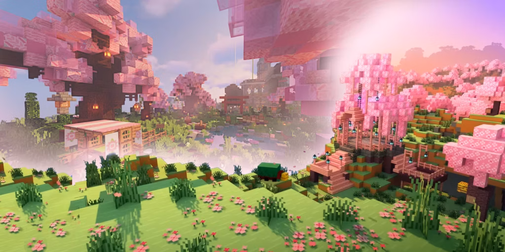 Cherry Blossom Seed Minecraft: Best Seeds, Villages, and Survival Tips Cherry Blossom Seed Minecraft