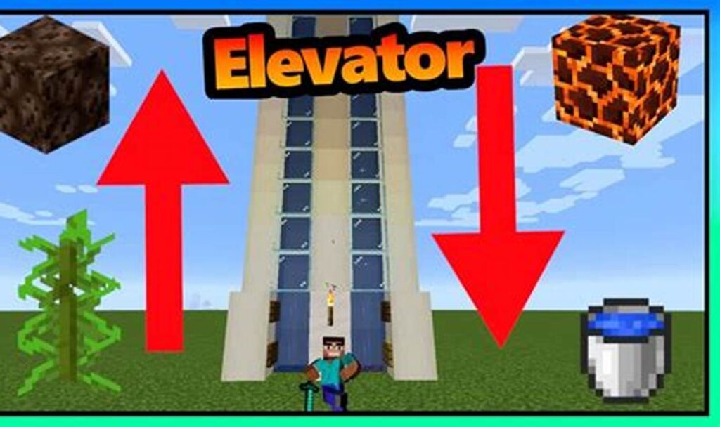 Minecraft Water Elevator